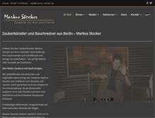 Tablet Screenshot of markus-stocker.de